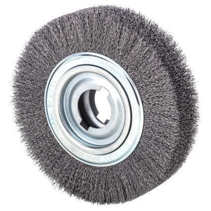 LESSMANN cylindrical brush 250x60x50.8 mm, steel corrugated wire 0.35 mm (377053)
