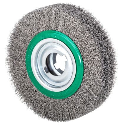 Щетка для снятия заусенцев LESSMANN  250х100х(60-50,8) мм  нержавеющая гофрированная проволока 0,35 мм (377089)