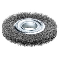 Щітка циліндрична LESSMANN 250x43-48х20-100 мм сталевий гофрований дріт 0,3 мм (377163) Щітка циліндрична LESSMANN 250x43-48х20-100 мм сталевий гофрований дріт 0,3 мм (377163)