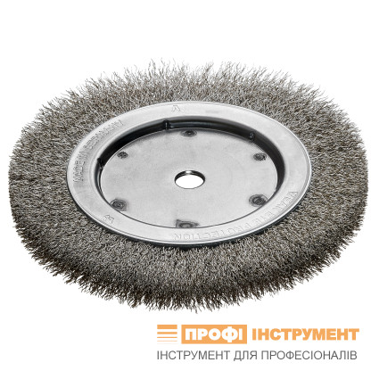 LESSMANN cylindrical brush 300x16x20 mm stainless corrugated wire 0.2 mm (380341) LESSMANN cylindrical brush 300x16x20 mm stainless corrugated wire 0.2 mm (380341)