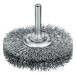 LESSMANN cylindrical brush 60x13 mm with 6 mm shank, steel corrugated wire 0.20 mm (416142)