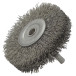 Щітка циліндрична LESSMANN 70х18 мм з хвостовиком 6 мм нержавіючий гофрований дріт 0,30 мм (417309)
