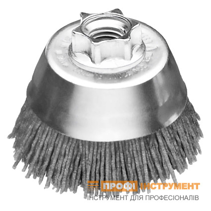 Щітка чашкова LESSMANN 65хМ14 (крок 2,0) мм полімерабразивний ворс 80/1,2 мм (421827) Щітка чашкова LESSMANN 65хМ14 (крок 2,0) мм полімерабразивний ворс 80/1,2 мм (421827)