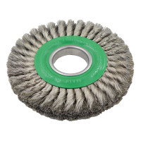 Multi-row disc brush LESSMANN 178x(22x24)x50 mm straight stainless steel wire Z34 (47572K)