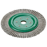 LESSMANN disc brush 178x6x22.2 mm straight stainless steel wire 0.50 mm Z56 (47580156)