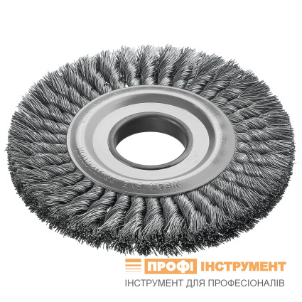 LESSMANN multi-row disc brush 200x(22x24)x50 mm straight steel wire 0.50 mm Z38 (47622K) LESSMANN multi-row disc brush 200x(22x24)x50 mm straight steel wire 0.50 mm Z38 (47622K)