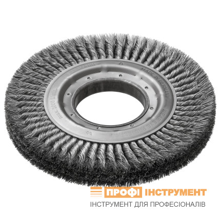 LESSMANN multi-row disc brush 250x(50x54)x100 mm straight steel wire 0.50 mm Z52 (47724K) LESSMANN multi-row disc brush 250x(50x54)x100 mm straight steel wire 0.50 mm Z52 (47724K)