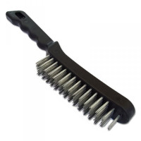 Щетка пятирядные 250х50.8х55-60 мм; Скрученная жгутами стальная проволока 0.5 мм; LESSMANN ( ЛЕСМАН )