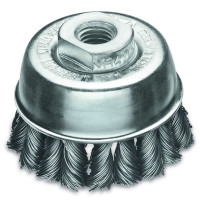LESSMANN cup brush, 65xM14 (pitch 2.0) mm; straight steel wire 0.50 mm, 18 strands (4822170V) LESSMANN cup brush, 65xM14 (pitch 2.0) mm; straight steel wire 0.50 mm, 18 strands (4822170V)