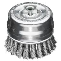 Щітка чашкова джгутова LESSMANN 65хМ14 (крок 2,0) мм; прямий сталевий дріт 0,35 мм, 20 джгутів (484117) Щітка чашкова джгутова LESSMANN 65хМ14 (крок 2,0) мм; прямий сталевий дріт 0,35 мм, 20 джгутів (484117)