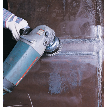 LESSMANN cup brush, 100xM14 (pitch 2.0) mm; straight steel wire 0.80 mm, 26 strands (486317)