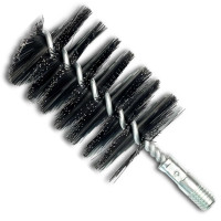 Щетка ерш LESSMANN 125х100х160 мм резьба W1/2 дюйма, стальная прямая проволока 0,50 мм (506106)