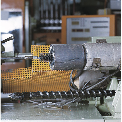 Щетка ерш LESSMANN 125х100х160 мм резьба W1/2 дюйма, стальная прямая проволока 0,50 мм (506106)