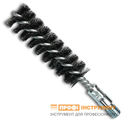 Щетка ерш LESSMANN 35х100х160 мм резьба W1/2 дюйма, стальная прямая проволока 0,30 мм (506135)