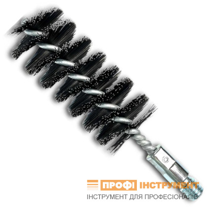 Щетка ерш LESSMANN 50х100х160 мм резьба W1/2 дюйма, стальная прямая проволока 0,35 мм (506150)