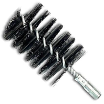 Щетка ерш LESSMANN 82х100х160 мм резьба W1/2 дюйма, стальная прямая проволока 0,40 мм (506182)