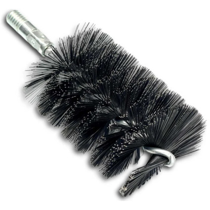 Щетка ерш LESSMANN 82х100х160 мм резьба W1/2 дюйма, стальная прямая проволока 0,40 мм (506182)