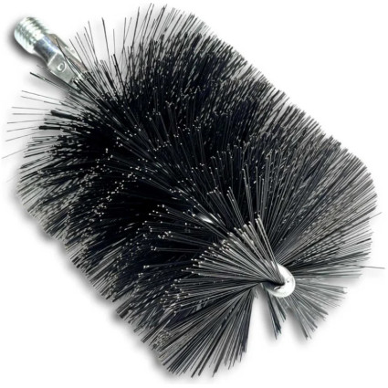 Щетка ерш LESSMANN 150х100х160 мм резьба W1/2 дюйма, стальная прямая проволока 0,60 мм (506211)