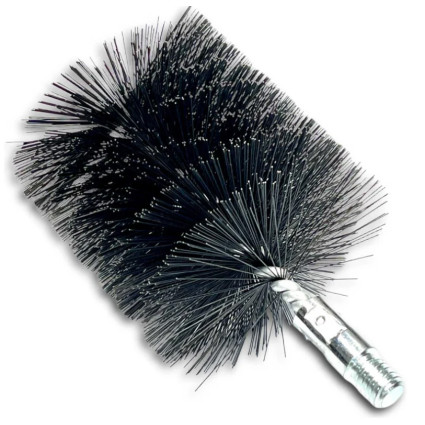 Щетка ерш LESSMANN 200х100х160 мм резьба W1/2 дюйма, стальная прямая проволока 0,80 мм (506220)