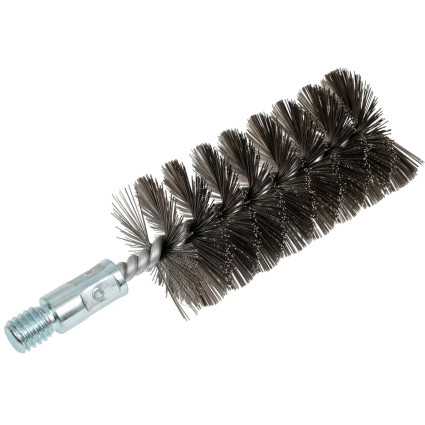 LESSMANN ruff brush 50x100x160 mm, thread W1/2 inch, stainless straight wire 0.35 mm (506450) LESSMANN ruff brush 50x100x160 mm, thread W1/2 inch, stainless straight wire 0.35 mm (506450)