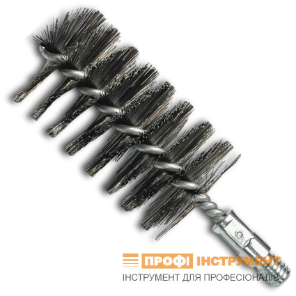 LESSMANN ruff brush 63x100x160 mm, thread W1/2 inch, stainless straight wire 0.40 mm (506463) LESSMANN ruff brush 63x100x160 mm, thread W1/2 inch, stainless straight wire 0.40 mm (506463)
