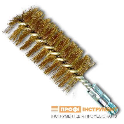 LESSMANN ruff brush 82x100x160 mm thread W1/2 inch, brass crimped wire 0.40 mm (506782) LESSMANN ruff brush 82x100x160 mm thread W1/2 inch, brass crimped wire 0.40 mm (506782)