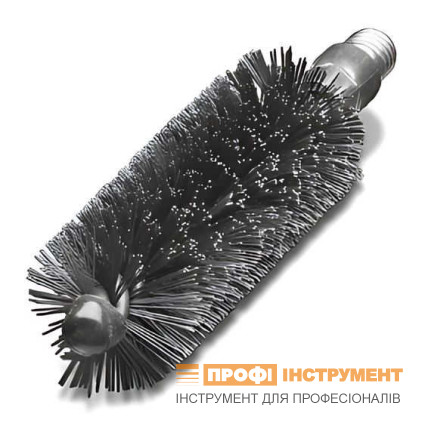 Щетка ерш LESSMANN 101х100х160 мм резьба W1/2 дюйма, стальная прямая проволока 0,50 мм (526101)