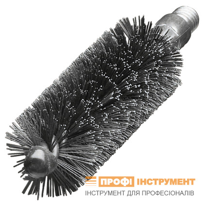 Щетка ерш LESSMANN 30х100х160 мм резьба W1/2 дюйма, стальная прямая проволока 0,30 мм (526130)