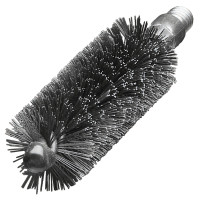 Щетка ерш LESSMANN 32х100х160 мм резьба W1/2 дюйма, стальная прямая проволока 0,30 мм (526132)