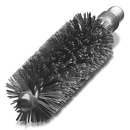 Щетка ерш LESSMANN 75х100х160 мм резьба W1/2 дюйма, стальная прямая проволока 0,40 мм (526175)