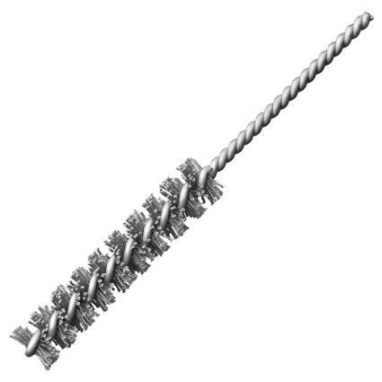 LESSMANN microabrasive ruff brush 22x65x125 mm, shank 5.7 mm, polymer abrasive pile 0.60 mm (54120220)