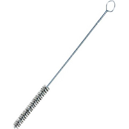 LESSMANN looped ruff brush 8x100x300 mm, steel wire 0.10 mm (542302)