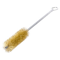 Ruff brush with loop 25x100x300 mm, Corrugated brass wire 0,15 mm Ruff brush with loop 25x100x300 mm, Corrugated brass wire 0,15 mm