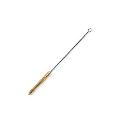 Ruff brush with a loop, 30x100x300 mm, Corrugated brass wire 0,20 mm