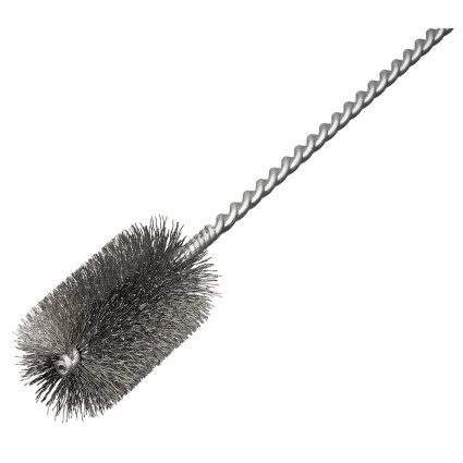Boiler brush with loop LESSMANN 50x100x700 mm, steel corrugated wire (544301)