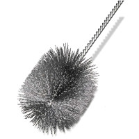 Brush with loop LESSMANN 100x100x1000 mm, steel corrugated wire (545331) Brush with loop LESSMANN 100x100x1000 mm, steel corrugated wire (545331)