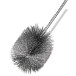 Brush with loop LESSMANN 100x100x1000 mm, steel corrugated wire (545331)