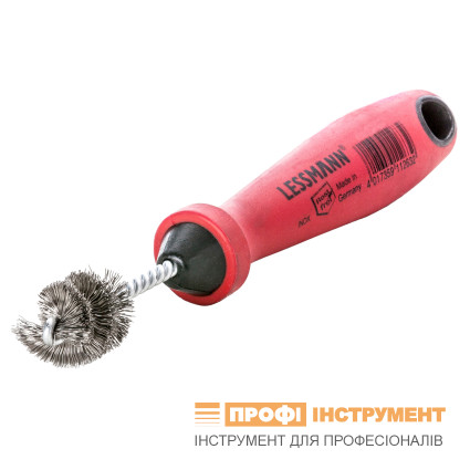 LESSMANN fitting brush with handle, 28x25x185 mm, steel wire (562528) LESSMANN fitting brush with handle, 28x25x185 mm, steel wire (562528)