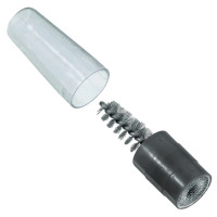 Щетка для клемм аккумуляторов LESSMANN (17х24)х50х180 мм D12х25 мм стальная проволока (563301)