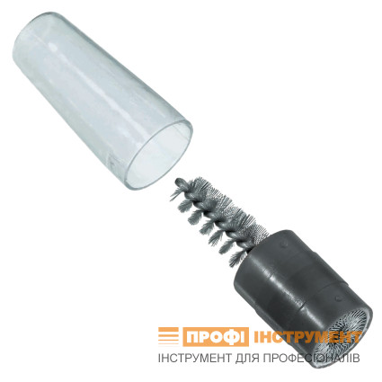 Щетка для клемм аккумуляторов LESSMANN (17х24)х50х180 мм D12х25 мм стальная проволока (563301)