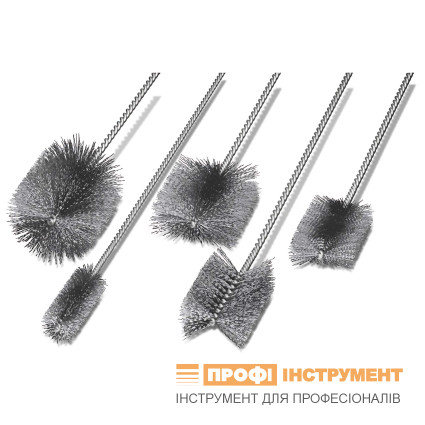 Набор щеток ерш и котловых LESSMANN диаметром 38/100/30х70/50х100/75х30 стальная проволока (5 шт) (599921)