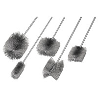 Набор щеток ерш и котловых LESSMANN диаметром 38/50/75/100 стальная  проволока (5 шт) (599931)