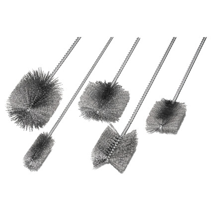 Набор щеток ерш и котловых LESSMANN диаметром 38/50/75/100 стальная  проволока (5 шт) (599931)