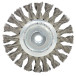 LESSMANN disc brush, 125x14x(14x2.0) mm, straight stainless steel wire Z20 (M20284)