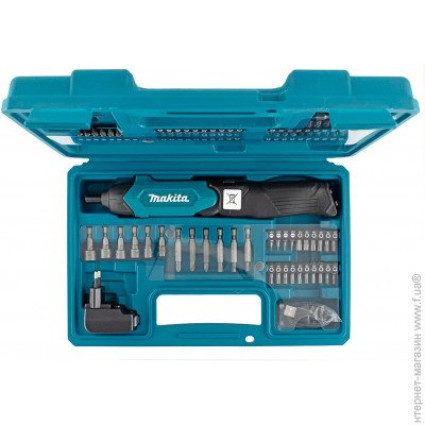 Аккумуляторна викрутка Makita DF 001 DWс + набір приладдя 81 шт.