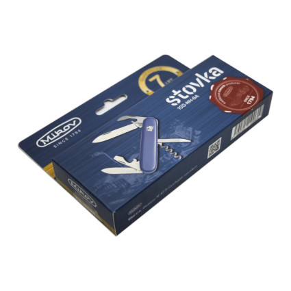 STOVKA Pocket folding knife 6-piece with corkscrew and bottle opener and can opener 100-NH-6A