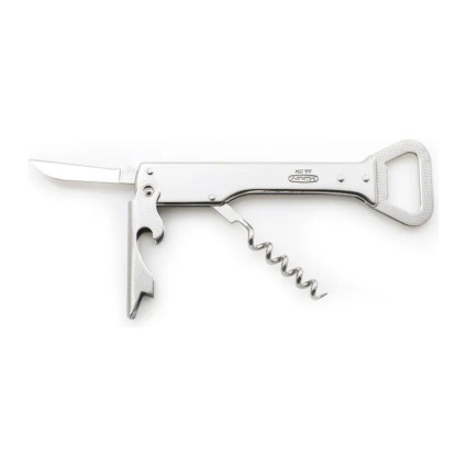 HANDY Waiter's folding knife all metal – 4-piece with corkscrew, bottle opener 236-NN-4 HANDY Waiter's folding knife all metal – 4-piece with corkscrew, bottle opener 236-NN-4
