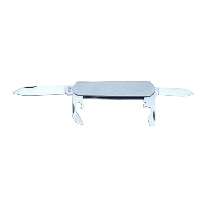 Pocket folding knife STOVKA 4-piece with bottle and can opener – full stainless steel 100-NN-4