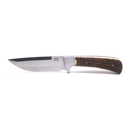 Hunting knife LES wide – handle scale antler 398-NP-13/B