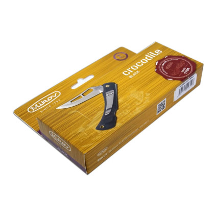 Pocket folding knife CROCODILE black handle scale 243-NH-1 Pocket folding knife CROCODILE black handle scale 243-NH-1